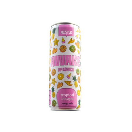 Awake | Energy Soda | Tropical Escape | 12 OZ