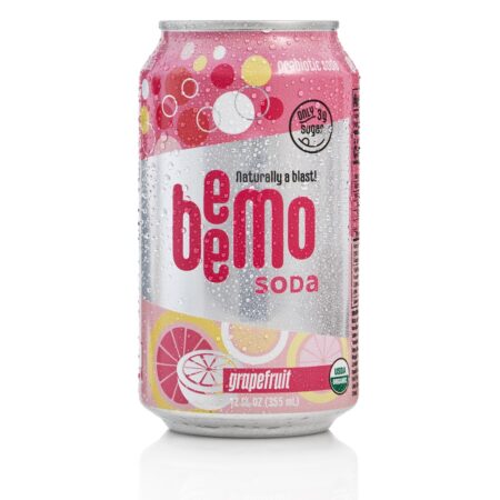 Beemo | Prebiotic Organic Soda | Grapefruit | 12 OZ