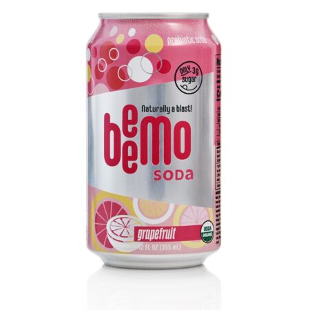 Beemo | Prebiotic Organic Soda | Grapefruit | 12 OZ