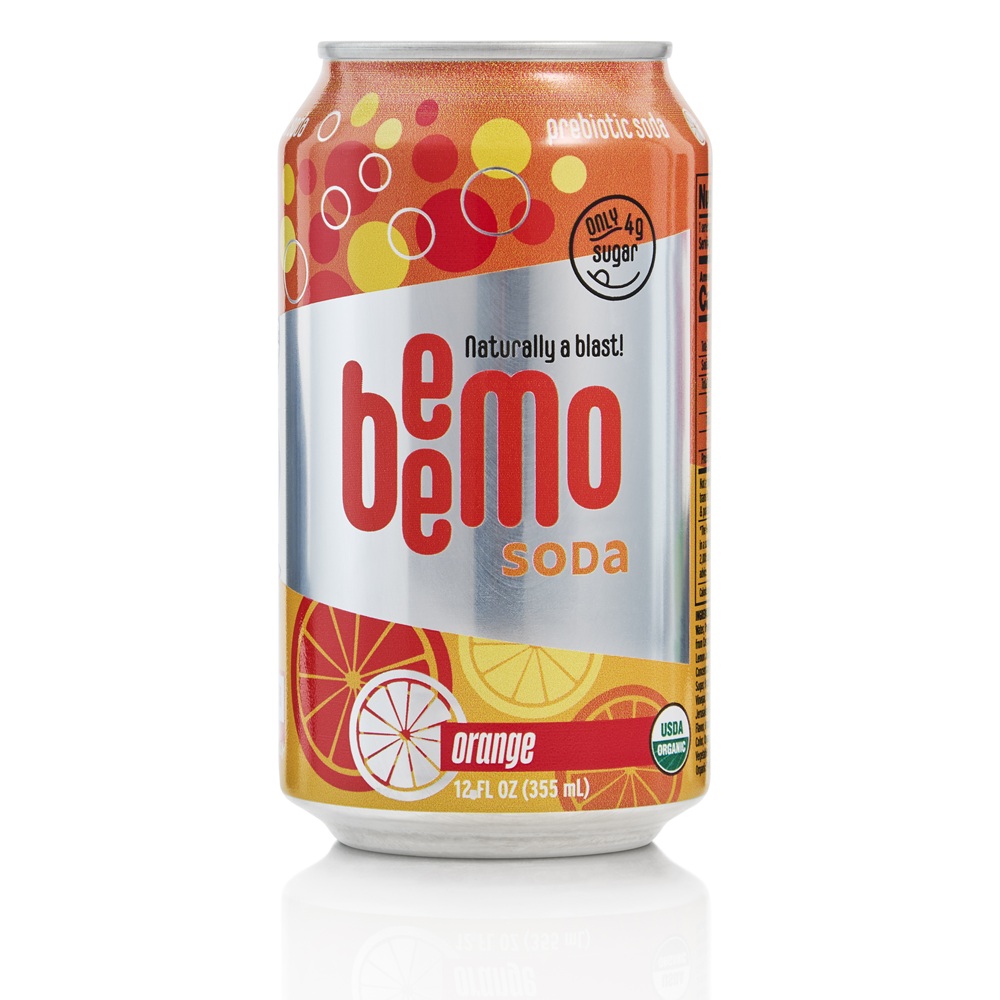 Beemo | Prebiotic Organic Soda | Orange | 12 OZ