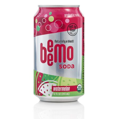 Beemo | Prebiotic Organic Soda | Watermelon | 12 OZ